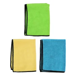Dunlop Lot de 10 Microfibre 35x40cm 300gsm - Nettoyage Humide & Sec, Haute Absorption, Lavable, Réutilisable, Entretien Auto Sale