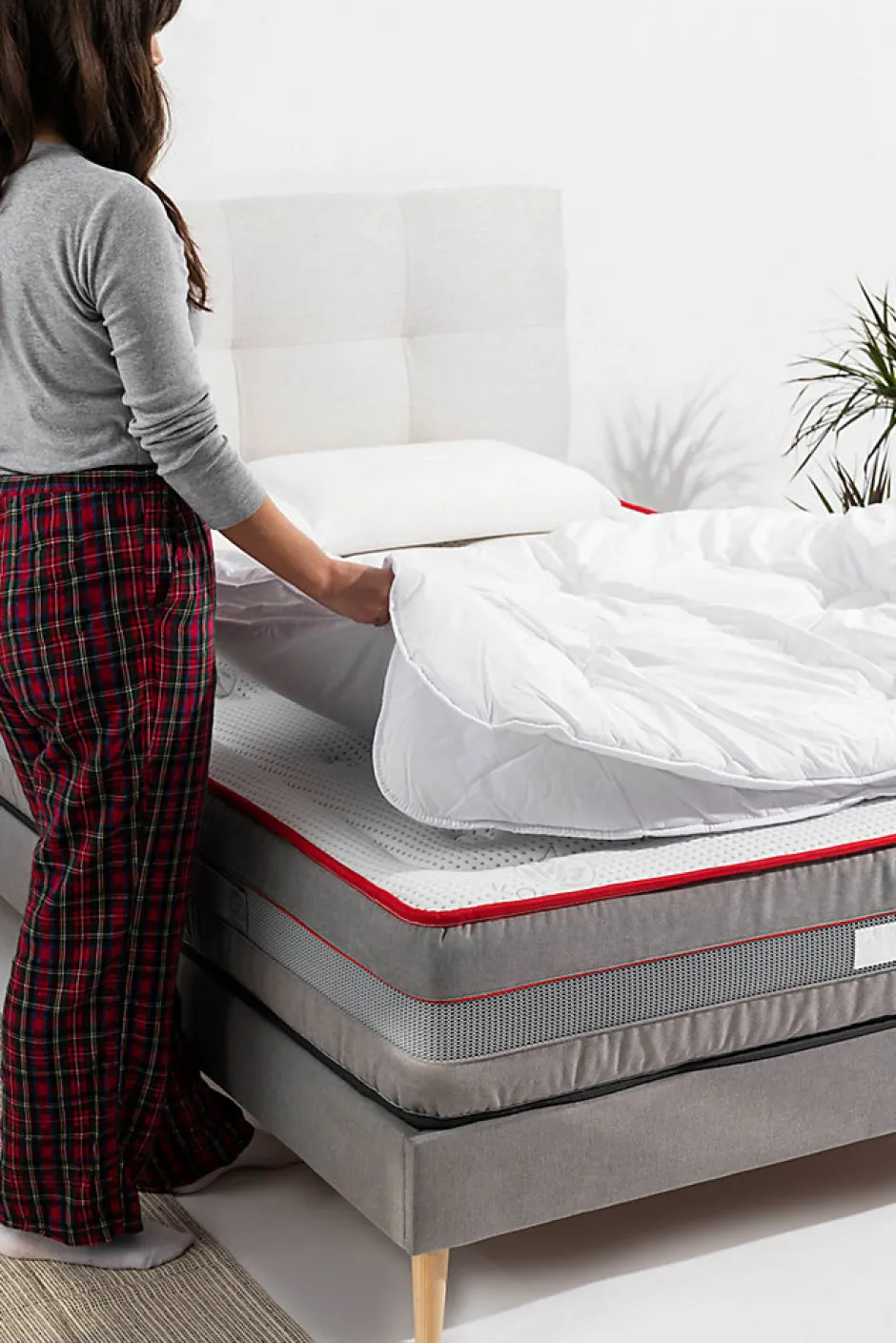 Indream Duvet de Percal Taille 260 x 240 cm Hauteur 2 cm Outlet