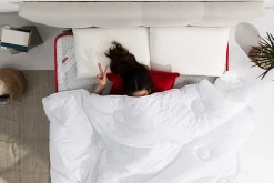 Indream Duvet de Percal Taille 220 x 180 cm Hauteur 2 cm