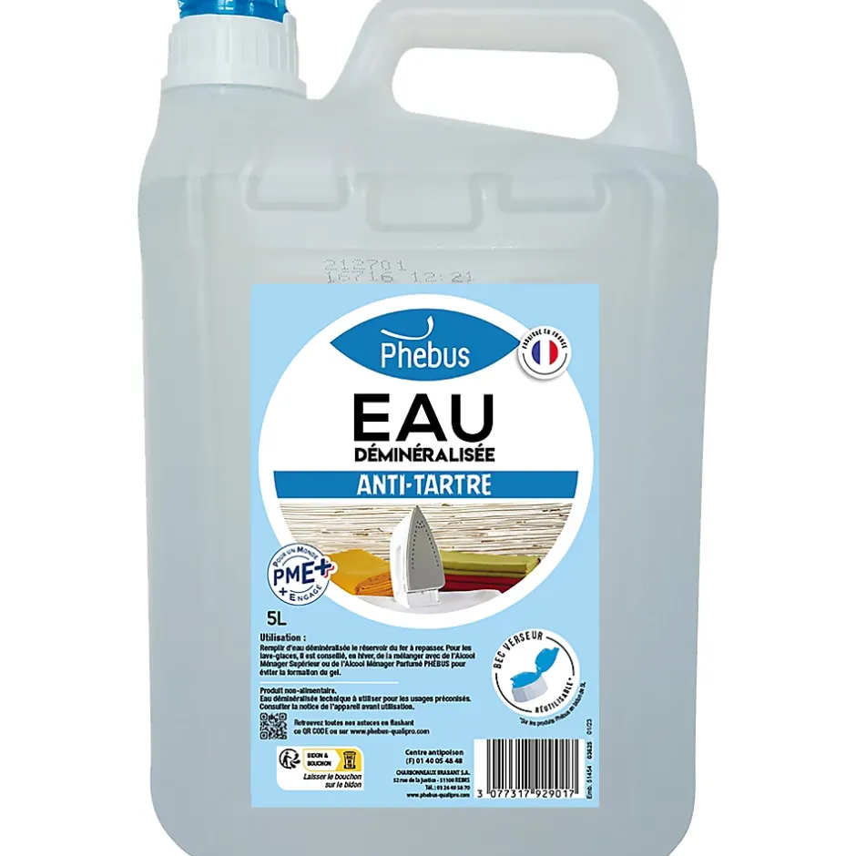 Phebus Eau déminéralisée anti-tartre Phébus 5L Outlet