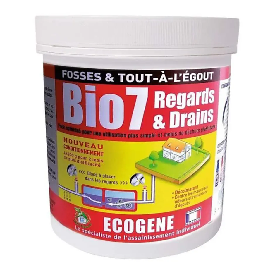Ecogene Bio 7 regard et drain - 4x200 g Sale