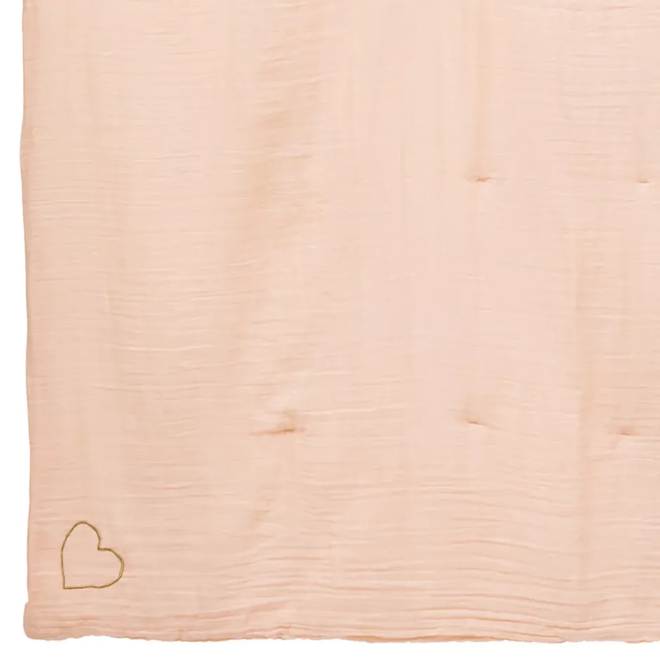 Atmosphera Créateur D'Intérieur Edredon Lili en gaze de coton 100x140cm blanc - Atmosphera Best