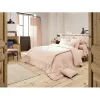L'Effet Papillon Edredon ou Bout de lit "Gaïa" toutes dimensions "Gaze de Coton" - Gaïa Guimauve - 150 x 150 cm Outlet