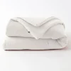 L'Effet Papillon Edredon ou Bout de lit "Gaïa" toutes dimensions "Gaze de Coton" - Gaia Chantilly - 180 x 240 cm Discount