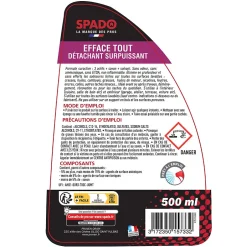 Spado Efface Tout détachant surpuissant 500ml Pro