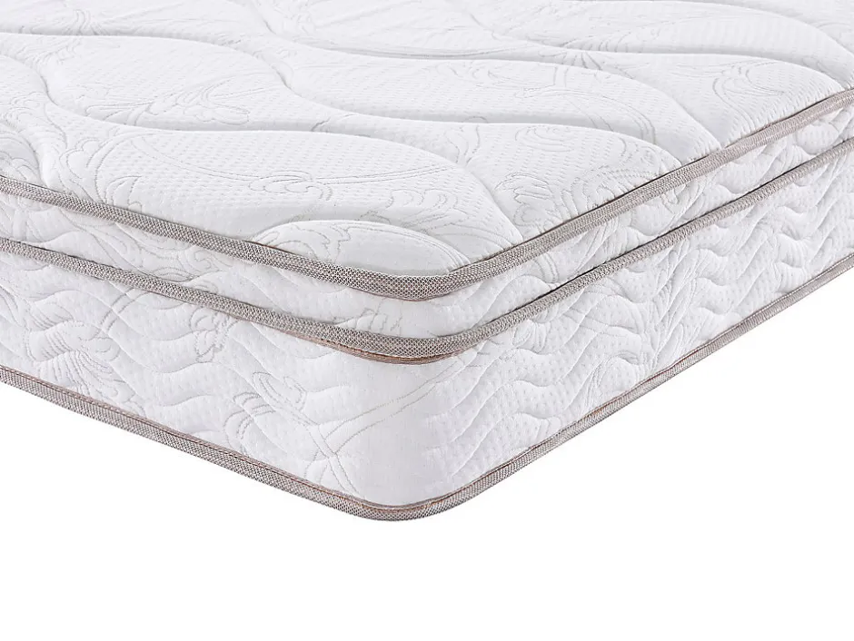Vente-unique Ensemble 160 x 200 cm cadre à lattes + matelas ressorts 3 zones et mémoire de forme ép.20cm - WOLKENTANZ de YSMÉE Clearance