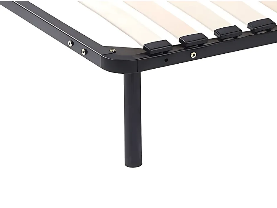 Vente-unique Ensemble 160 x 200 cm cadre à lattes + matelas ressorts 3 zones et mémoire de forme ép.20cm - WOLKENTANZ de YSMÉE Clearance