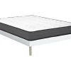 Vente-unique Ensemble 140 x 190 cm sommier + matelas ressorts ensachés ép.20cm - AMBRACIE de YSMÉE