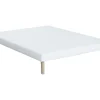 Vente-unique Ensemble 140 x 190 cm sommier + matelas anti-feu ressorts ensachés et surmatelas intégré ép.28 cm - DELICE de YSMÉE HÔTEL Outlet