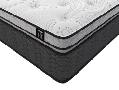Vente-unique Ensemble 140 x 190 cm sommier + matelas hybride ressorts ensachés et surmatelas intégré ép.30cm - GAMIANI de YSMÉE Discount