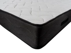 Vente-unique Ensemble 140 x 190 cm sommier coffre naturel clair + matelas ressorts ensachés 7 zones et mémoire de forme ép.24cm - MERISI de Online