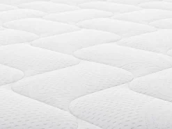 Vente-unique Ensemble 180 x 200 cm sommier coffre blanc + matelas hybride ressorts ensachés et mémoire de forme ép.25cm - ASTRIA Art Collection Sale