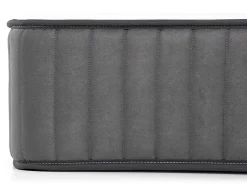 Vente-unique Ensemble 180 x 200 cm sommier coffre blanc + matelas hybride ressorts ensachés 7 zones et mousse haute résilience ép.26cm - AUDACE New