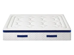 Vente-unique Ensemble 180 x 200 cm sommier coffre naturel clair + matelas hybride ressorts ensachés ép.30cm - MARQUIS de PALACIO