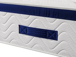 Vente-unique Ensemble 180 x 200 cm sommier coffre naturel clair + matelas hybride ressorts ensachés ép.30cm - MARQUIS de PALACIO