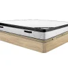 Vente-unique Ensemble 180 x 200 cm sommier coffre naturel clair + matelas mousse ép.30cm - SOLAK de YSMÉE
