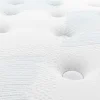 Vente-unique Ensemble 140 x 190 cm sommier tapissier + matelas ressorts ensachés 7 zones et accueil gel à mémoire de forme ép.23cm - VARNO de Sale