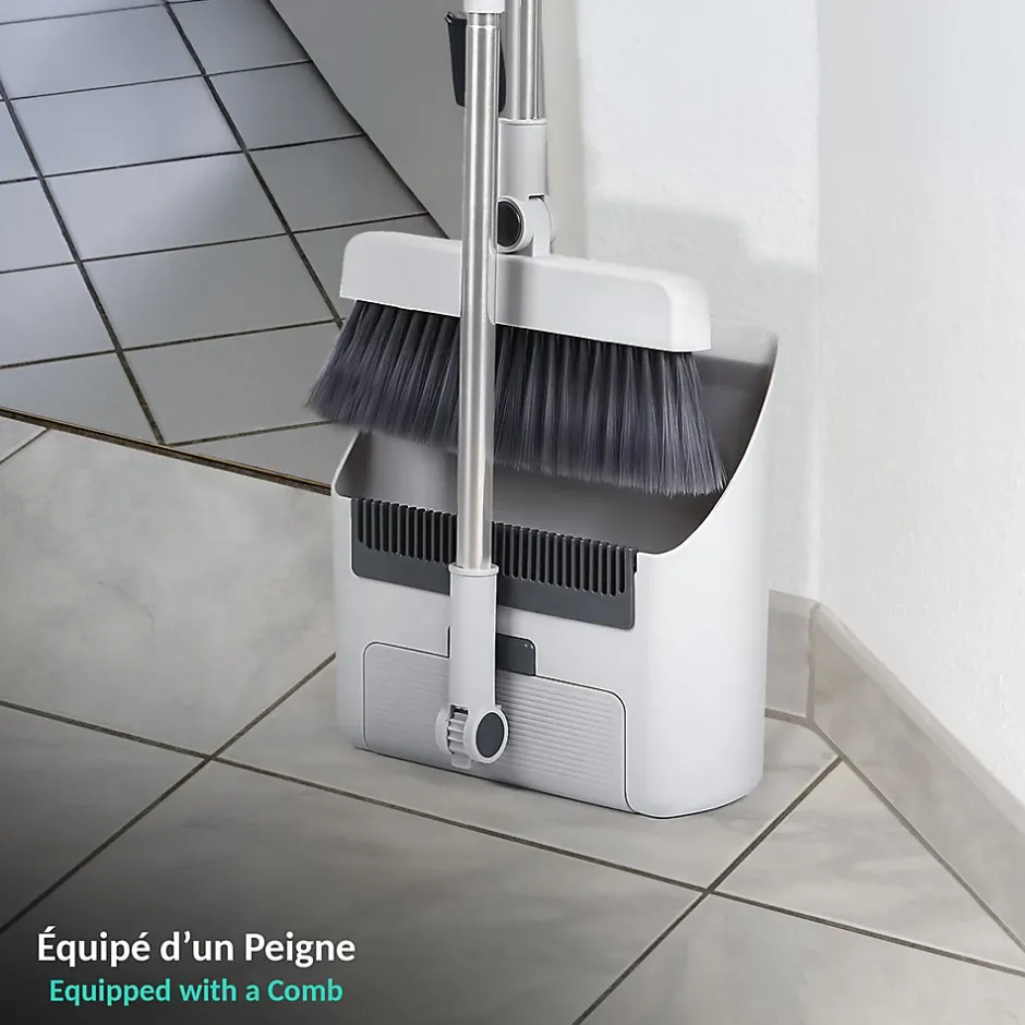 Fishtec Ensemble balai 3 en 1 Pivotant 180 pelle peigne Intégré Best