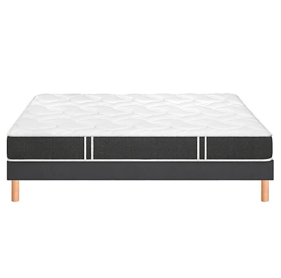 Bultex Ensemble ESSENTIAL + Sommier POWER + pieds 80x190 Mousse Sale