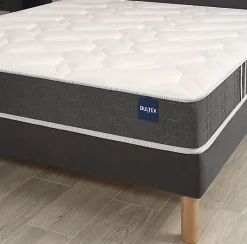 Bultex Ensemble ESSENTIAL + Sommier POWER + pieds 90x200 Mousse Hot