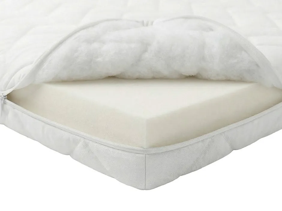 Vente-unique Ensemble complet boxspring tête de lit coutures verticales + sommiers relaxation électrique + matelas + surmatelas - 2 x 80 x 200