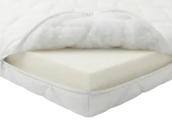 Vente-unique Ensemble complet boxspring tête de lit capitonnée + sommiers relaxation électrique + matelas + surmatelas - 100 x 200 cm - Tissu - Hot
