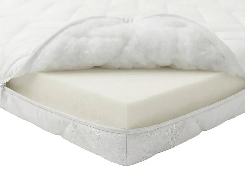 Vente-unique Ensemble complet boxspring tête de lit capitonnée + sommiers relaxation électrique + matelas + surmatelas - 2 x 90 x 200 cm - Clearance