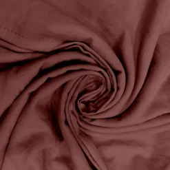 Soleil D'Ocre Ensemble couette et parure 7 Pièces BOHEME brique pour lit en 140x190 cm, par