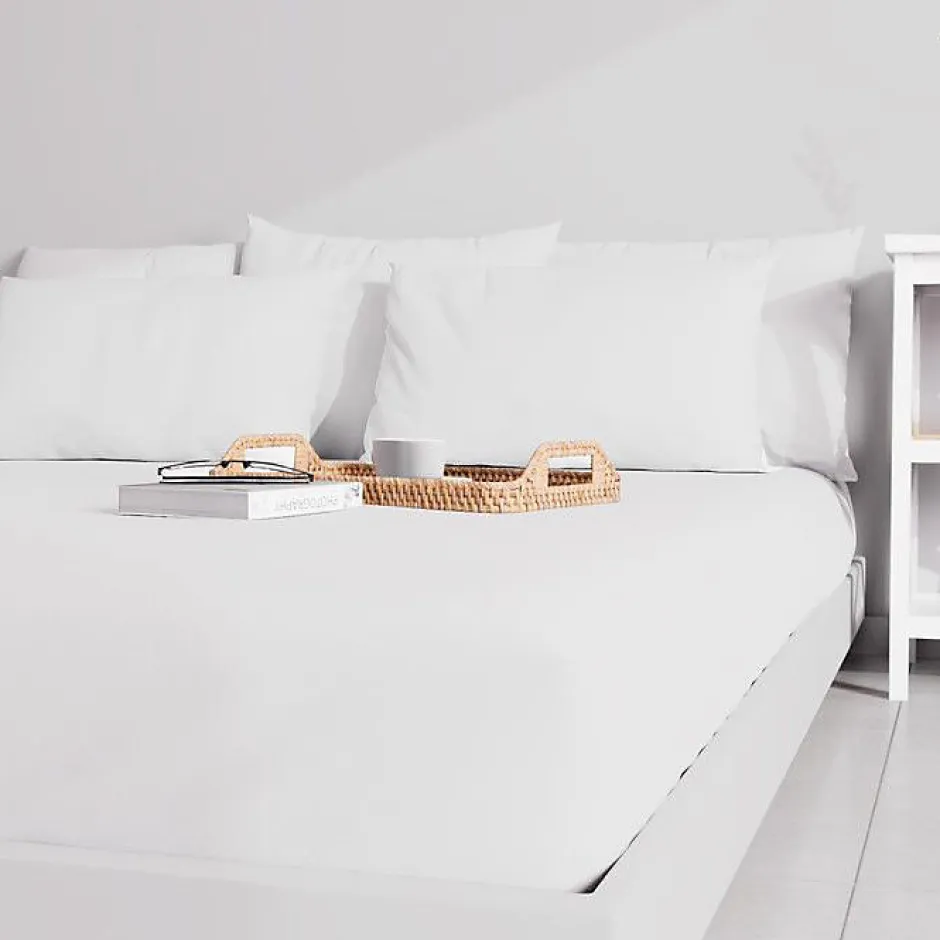 Soleil D'Ocre Ensemble couette et parure 7 Pièces BOHEME brique pour lit en 140x190 cm, par