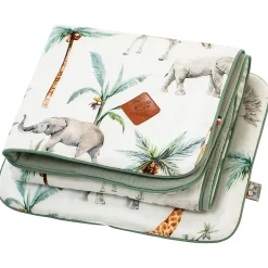 Sevira Kids Ensemble couverture et coussin pour berceau et couffin Safari