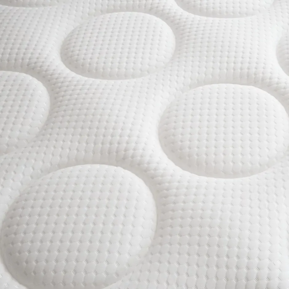 Olympe Literie Ensemble Cristal 90x190 cm Matelas Mousse + Sommier Métal