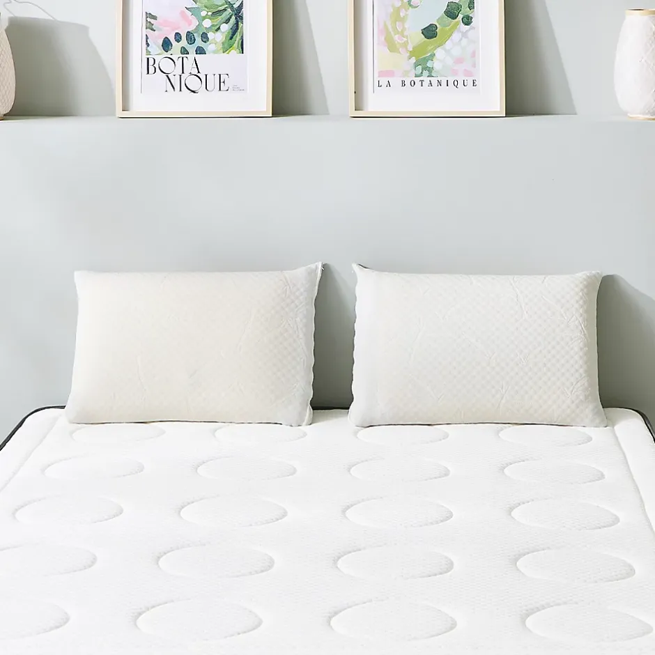 Olympe Literie Ensemble Cristal 90x190 cm Matelas Mousse + Sommier Métal
