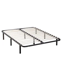 Olympe Literie Ensemble Cristal 90x190 cm Matelas Mousse + Sommier Métal