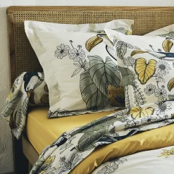 Tradilinge Ensemble drap plat et 2 taie Toco (240x310 cm - Kaki)
