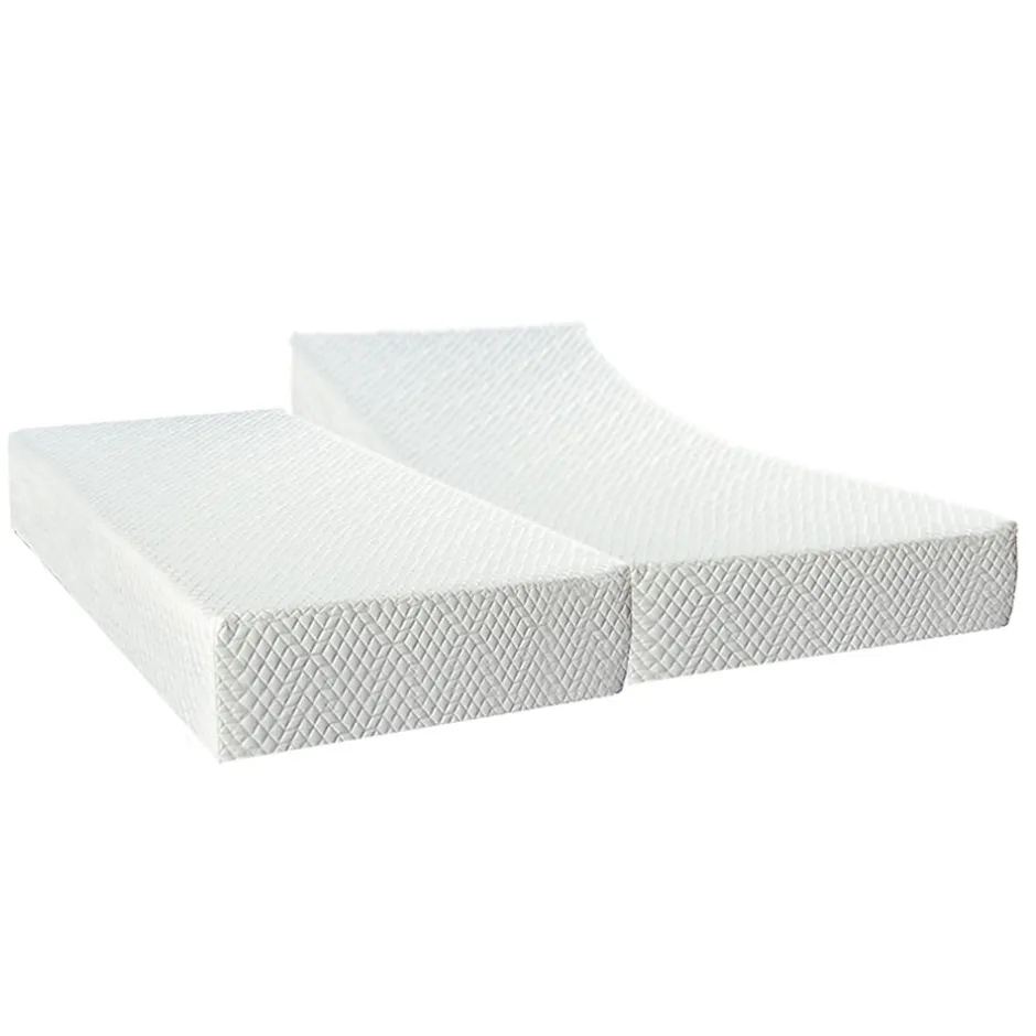 Bellecour Ensemble Duo Matelas Mousse Accueil Mémoire de forme + Sommiers électriques SuperFlex 12x80x200 cm Online