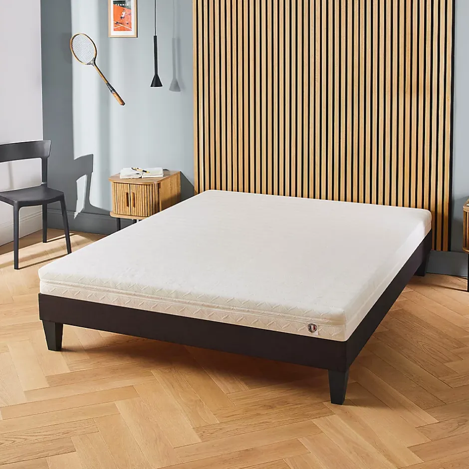 Olympe Literie Ensemble Egio 180x200 cm Matelas Mousse + Sommier Bois Online
