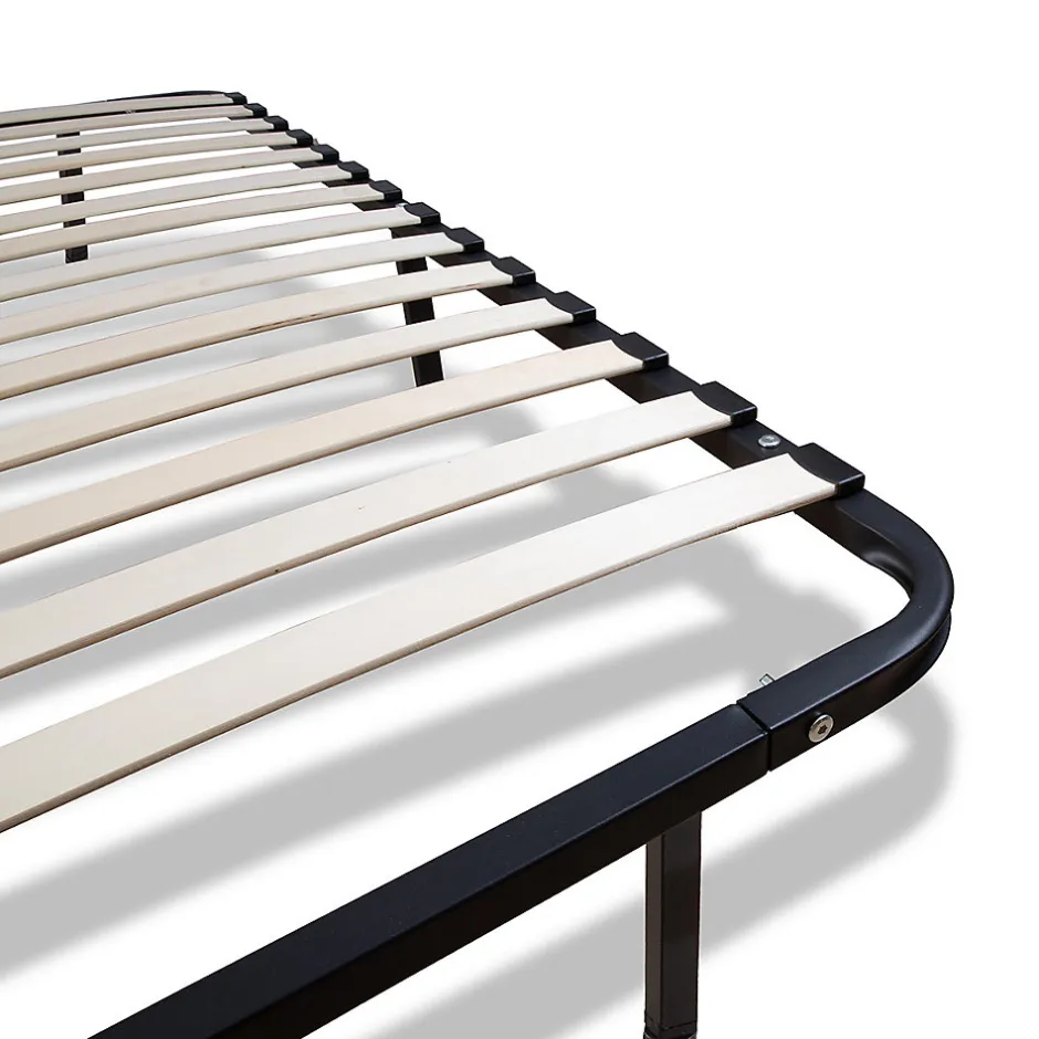 Olympe Literie Ensemble Egio 160x200 cm Matelas Mousse + Sommier Métal