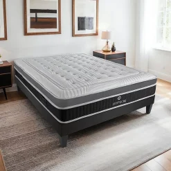 Hypsom Ensemble Elégance 140x190 cm Matelas Mousse + Sommier Bois Sale