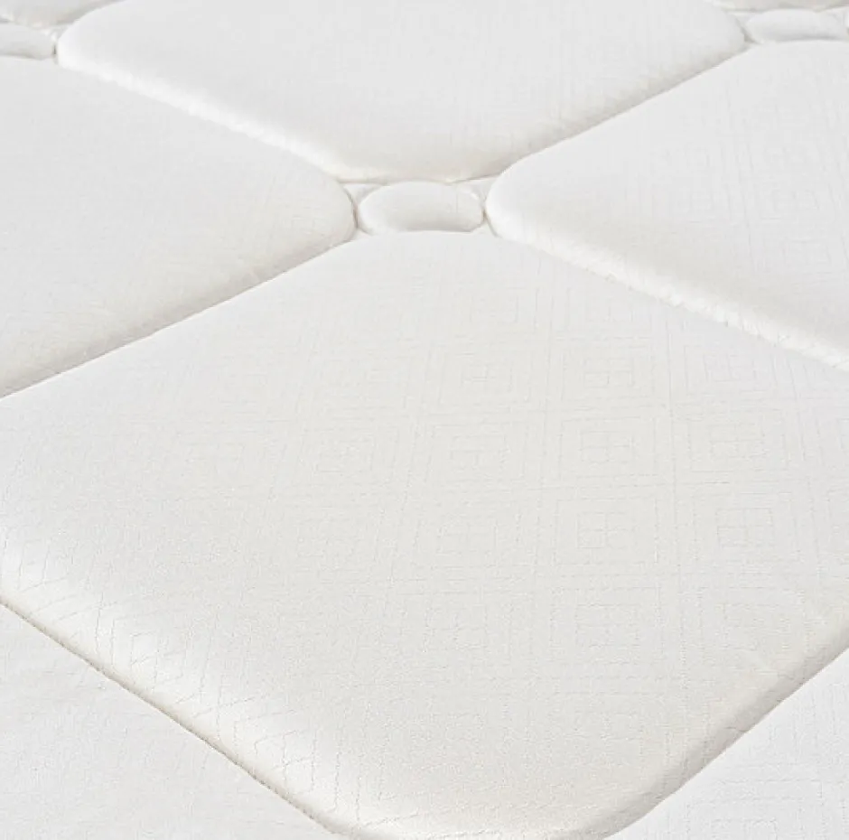 Epeda Ensemble L'INOUBLIABLE + Sommier Confort Medium + Pieds 90x200 Gris souris Ressorts