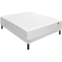 Epeda Ensemble DÉPAYSANT + Sommier Escale + Pieds 70x190 Ressorts