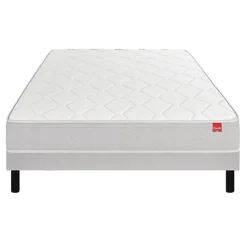 Epeda Ensemble DÉPAYSANT + Sommier Escale + Pieds 70x190 Ressorts