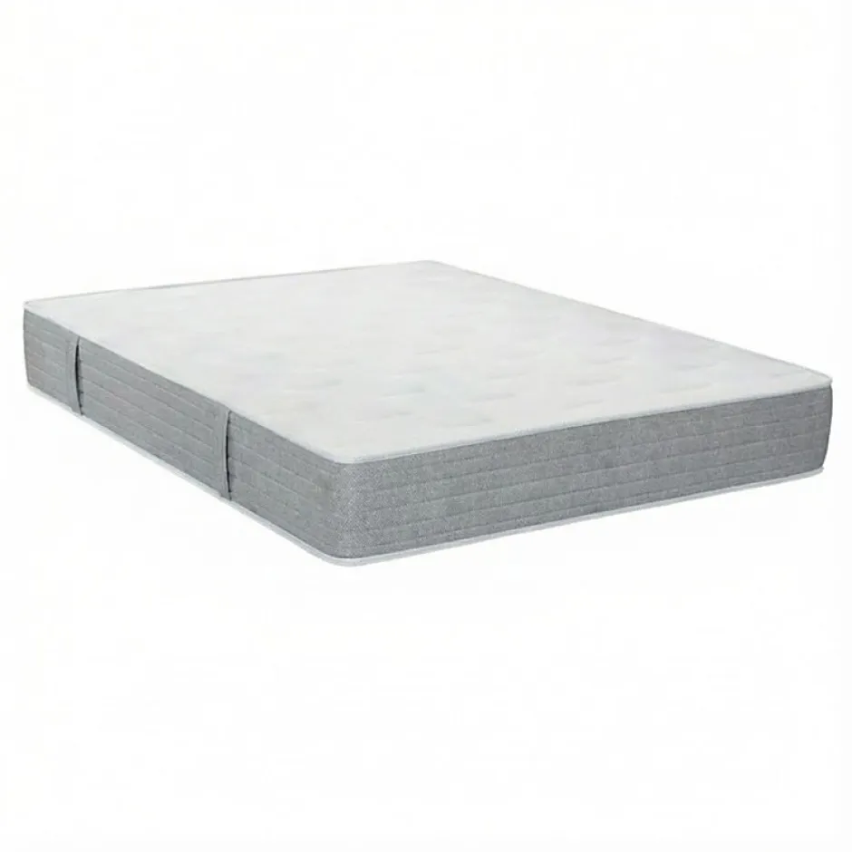 Essenzia Ensemble LEVITATION Ferme 1000 + Sommier Tradition Graphic 13 cm + Pieds 160x220 Anthracite Ressorts Online