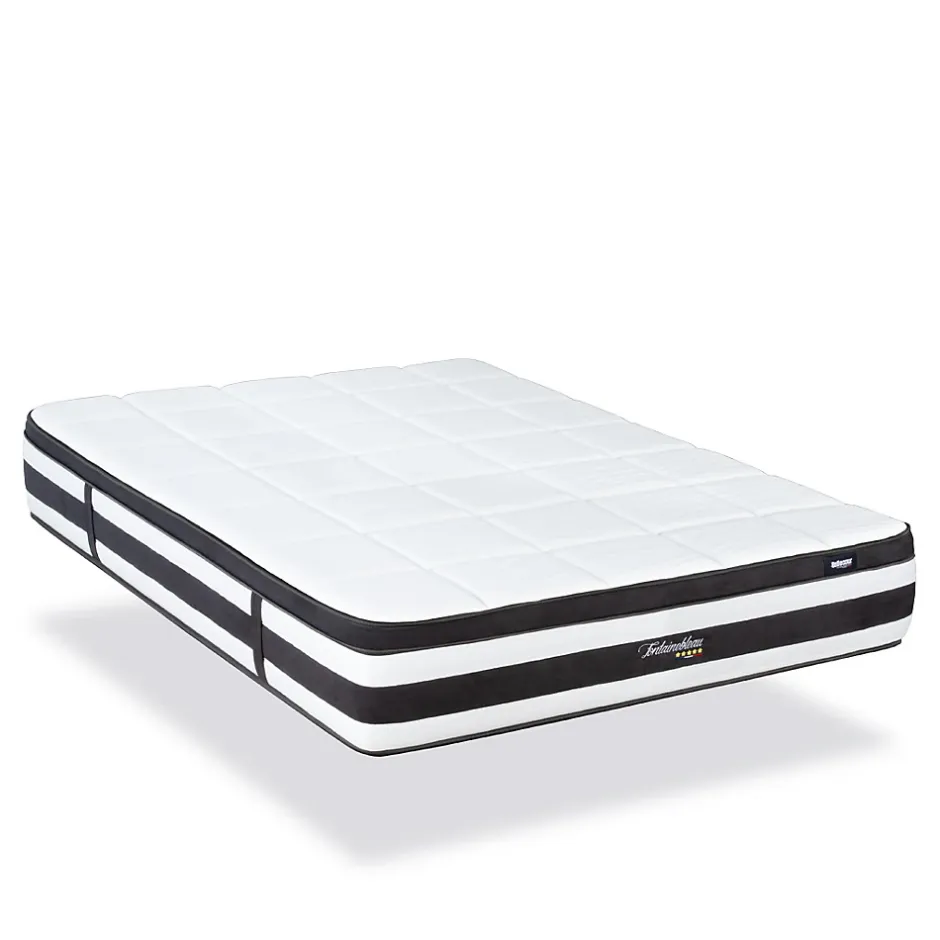 Bellecour Ensemble Fontainebleau 90x190 cm Matelas Ressorts ensachés + Sommier Bois Hot
