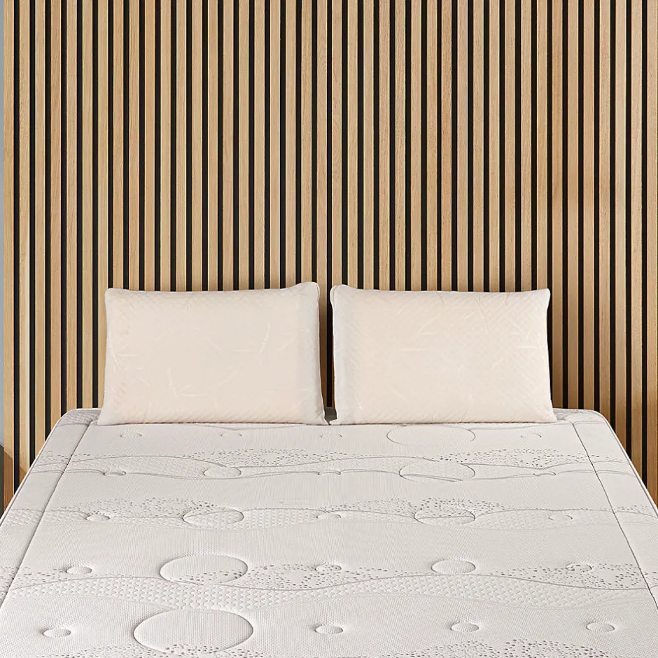 Olympe Literie Ensemble Intuition 90x190 cm Matelas Mousse + Sommier Métal