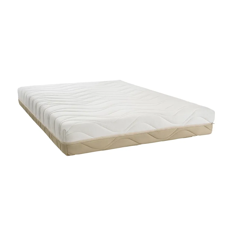 Bellecour Ensemble Leman 140x190 cm Matelas Mousse + Sommier Bois Best