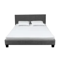 Weber Industries Ensemble Matelas + Lit 140x190 DUBLIN / Gris foncé New