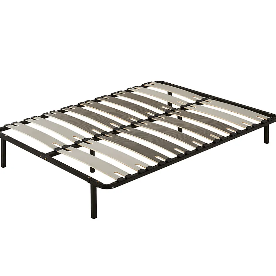 Teeno Ensemble Matelas à ressorts + Sommier avec lattes larges 140x190cm, Epaisseur du Matelas 22cm