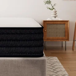 Teeno Ensemble Matelas à ressorts + Sommier avec lattes larges 140x190cm, Epaisseur du Matelas 22cm