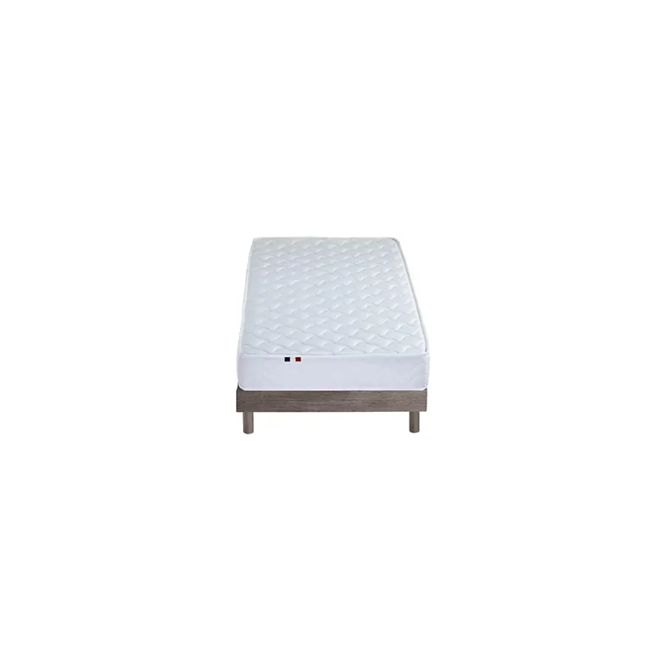 Idliterie Ensemble Matelas accueil Latex INITIAL Sommier en Kit - Chêne gris, - 90 x 190 cm Clearance