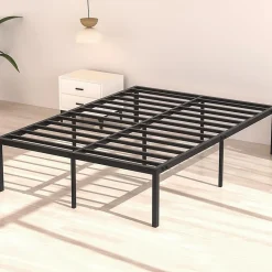 Teeno Ensemble Matelas en Mousse+ Cadre de lit en métal 160x200cm, Epaisseur du Matelas 22cm Online